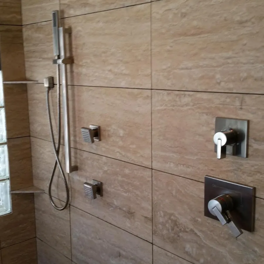 Shower fixture installation for Water Heater Replacement in Ralston
